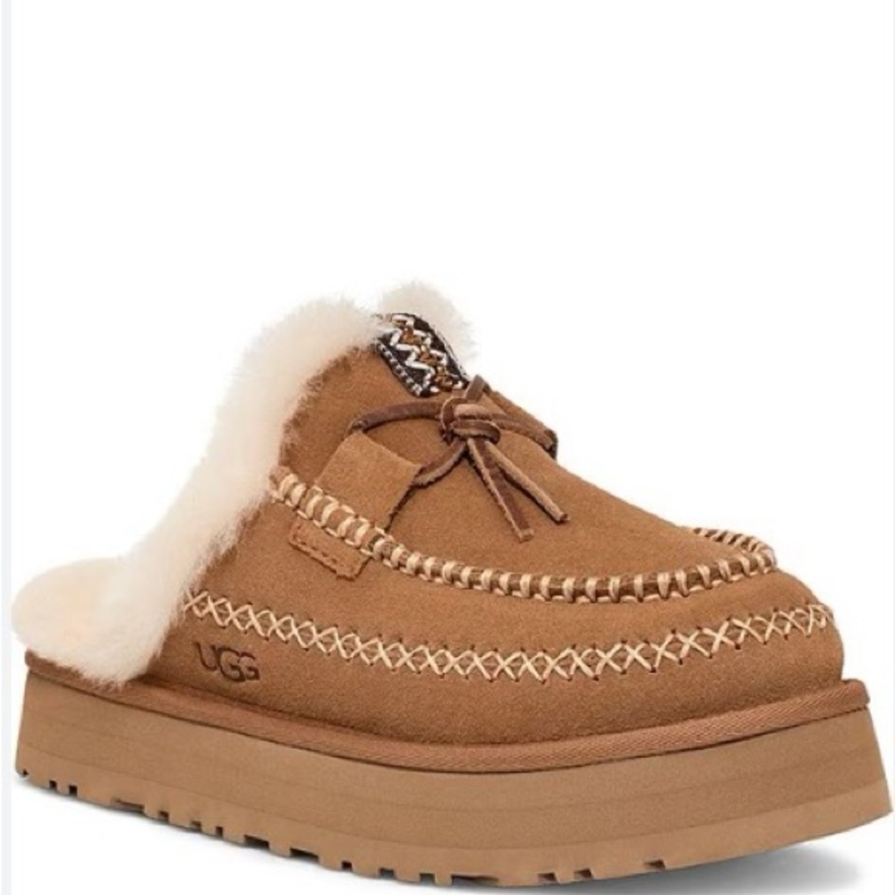UGG Tan and Cream Women's Slippers